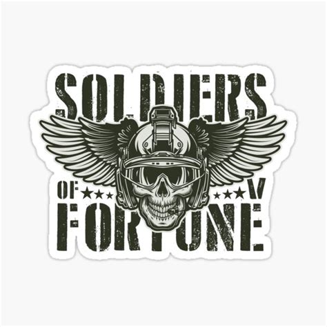 Soldiers Of Fortune Sticker For Sale By Mikecoss Redbubble