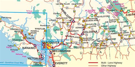 Map Of Southern Bc A Southern Bc Road Trip More Than 25 Things To