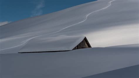 3840x2160 Snow Hut 4k Hd 4k Wallpapers Images