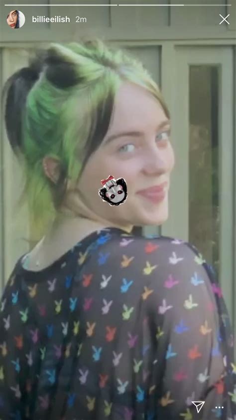 Billie Eilish Shes Broken Dolan Twins Groupies Green Hair Wifey