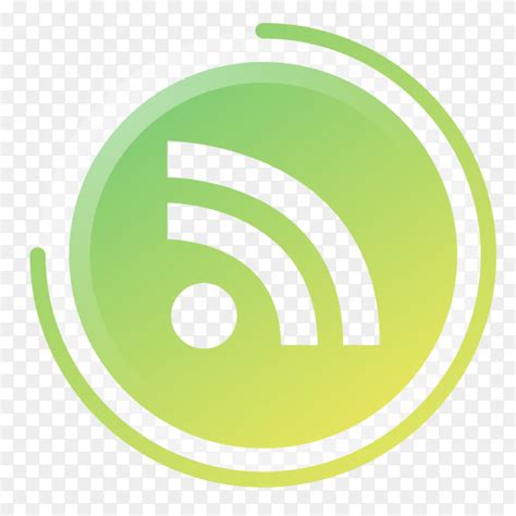 Rss Feeds Icon Gradient Social Media Vector Png Similar Png