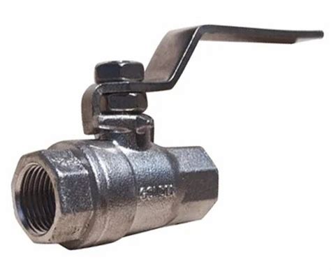 Stainless Steel Single Piece Screwed Ball Valve At Rs 250 Piece In