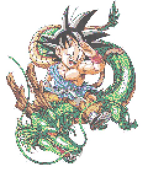Son Goku Dragon Ball Plantilla Hama Beads Plantillas Hama Beads