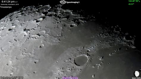 Live Moon Telescope On The Hunt 11 6 19 Youtube