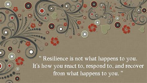 Resilience Thoughts Background Abstract Words Flowers Nature