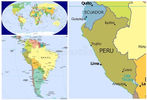 Peru And World Stock Illustration Illustration Of Indonesia 83437853