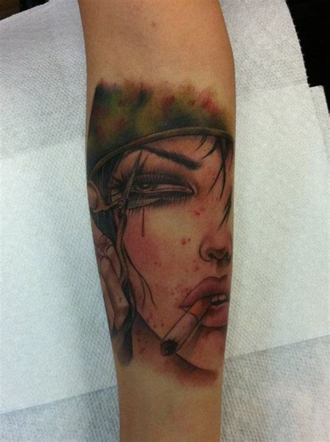 Tattoo Is From A Brian Viveros Painting Tattoos Portrait Tattoo