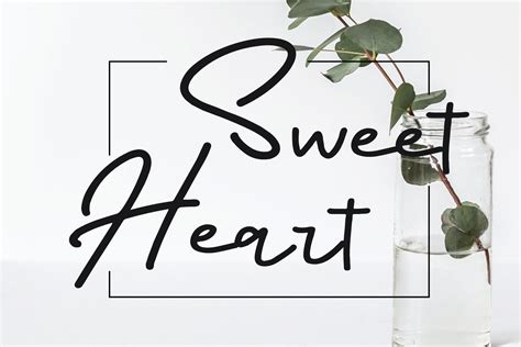 Sweet Heart Stunning Script Fonts ~ Creative Market
