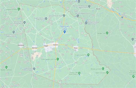 Cities And Towns In Evans County Georgia