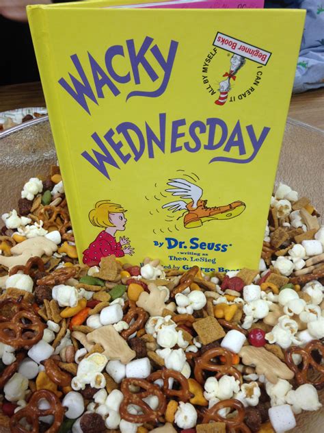 Wacky Wednesday Snack Dr Seuss Activities Dr Seuss Crafts Dr Seuss Day