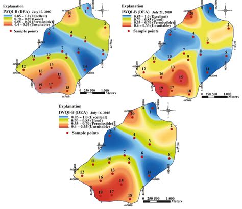 Spatial Distribution Maps Of The Irrigation Water Quality Based On Data