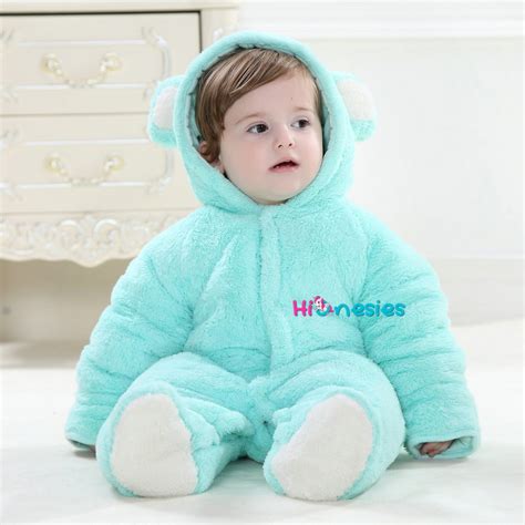 Blue Bear Onesie For Baby And Toddler Kigurumi Animal Pajama Halloween