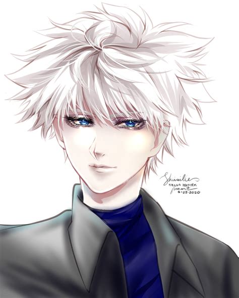 Realistic Killua Zoldyck Drawing