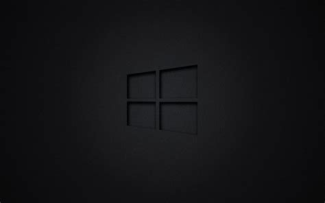 Windows 10 Pro Black Wallpaper