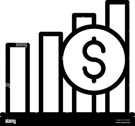 Restructuring Graph Chart Icon Outline Style Stock Vector Image And Art