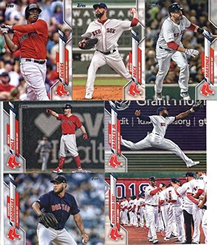 Amazon Com 2020 Topps Series 1 Boston Red Sox Team Set Of 12 Cards