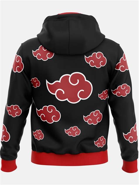 Akatsuki Clouds Hoodie Official Naruto Merchandise Redwolf