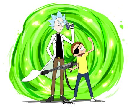 Evil Rick And Morty By Rika Wawa On Deviantart