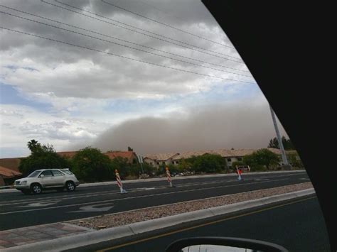 Photos Dust Storm Rolls Across Tucson Weather