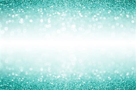 Teal Glitter Background