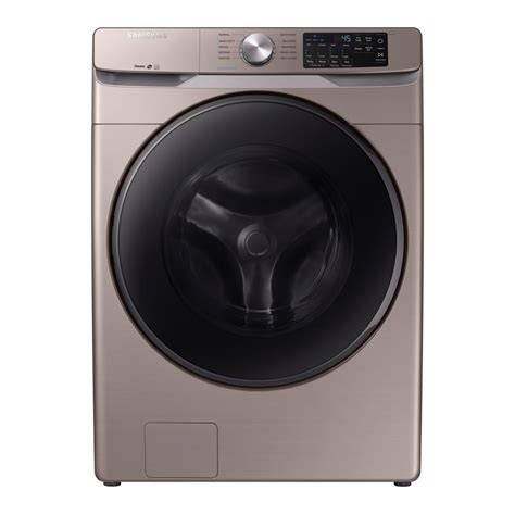 Searching for a new front load washer? Samsung WF45R6100AC 4.5 cu. ft. High-Efficiency Champagne ...