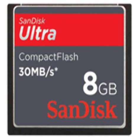 compact flash 8gb sandisk ultra 30mb s