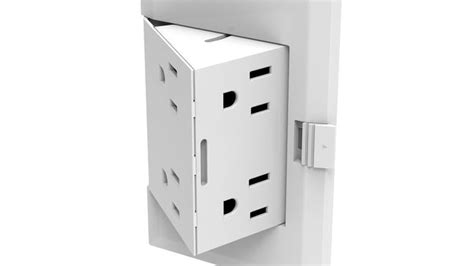 A Pop Out Wall Plug That Instantly Doubles Your Available