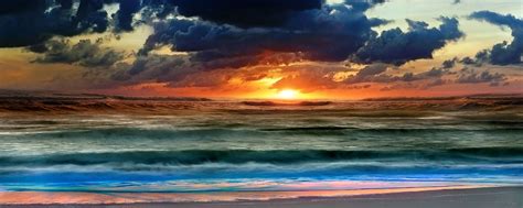 ❤ get the best sunset wallpaper for desktop on wallpaperset. Ocean Sunset Wallpapers - Wallpaper Cave