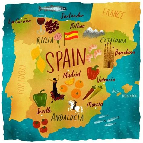 Pin De Marietaestatequieta Em Spain Is Different Espanha Ilustrações