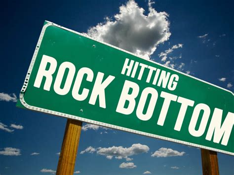 why hitting rock bottom is good for you erica suter