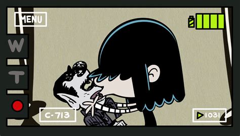 Image S1e02b Lucy Kisses The Bustpng The Loud House