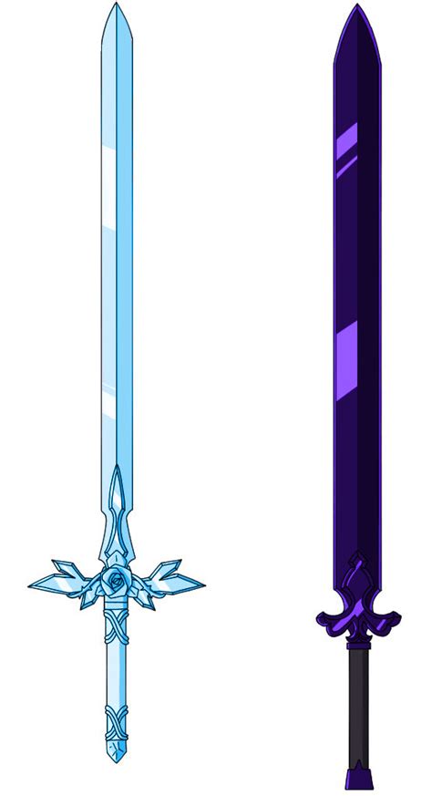Alicization Crystal Night Sky Blue Rose Sword Color Enhancements