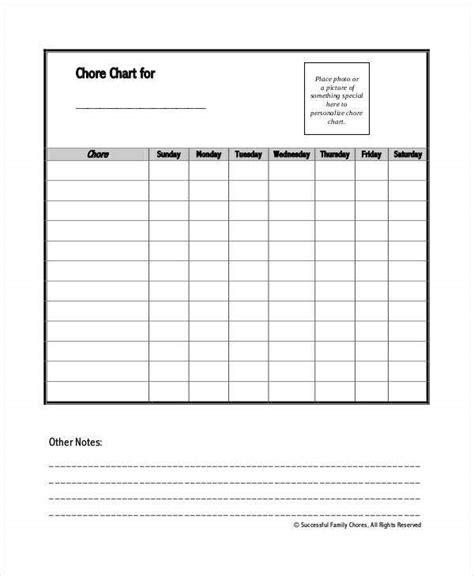 37 Sample Chart Templates