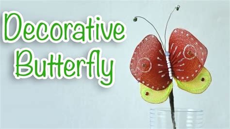 Decorative Butterfly Ana Diy Crafts Youtube