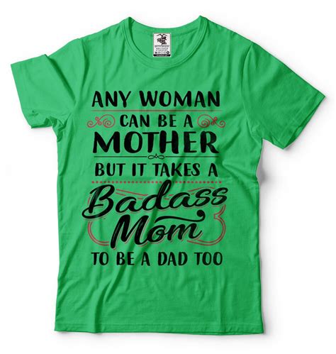 Mom T Shirt Funny Mom Badass Mom Graphic Humor Birthday T Etsy