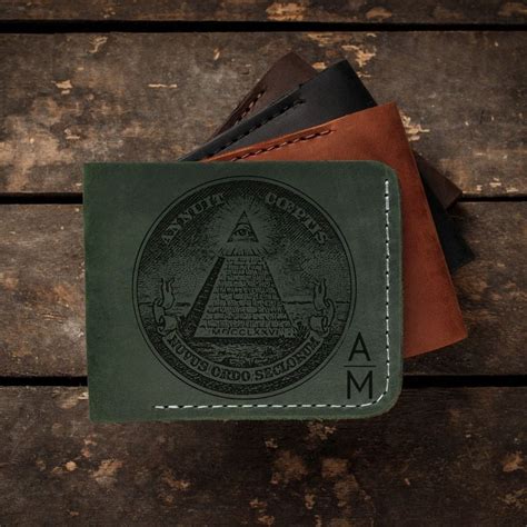 Annuit Coeptis Pyramid All Seeing Eye Of Providence Etsy Leather