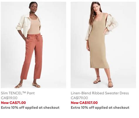 Banana Republic Canada Sale: Save up to 50% off + Extra 10% off Your ...