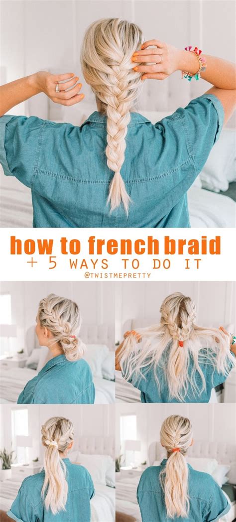 Learn How To French Braid Challenge Begins Twist Me Pretty Braiding Your Own Hair