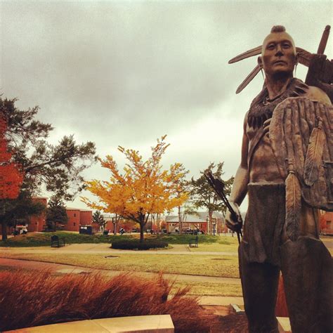 Chickasaw Warrior Garden In The Fall