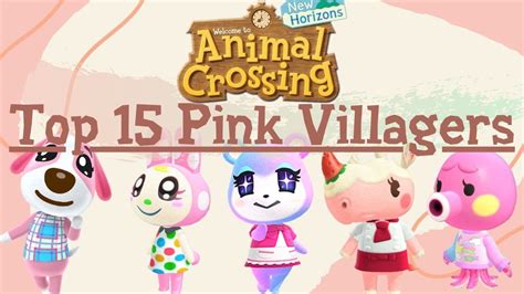 Animal Crossing New Horizons Pink Villagers