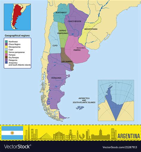 Map Of Argentina Regions