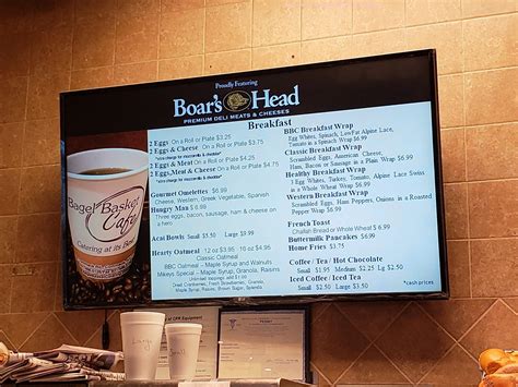 Menu At Bagel Basket Cafe Commack