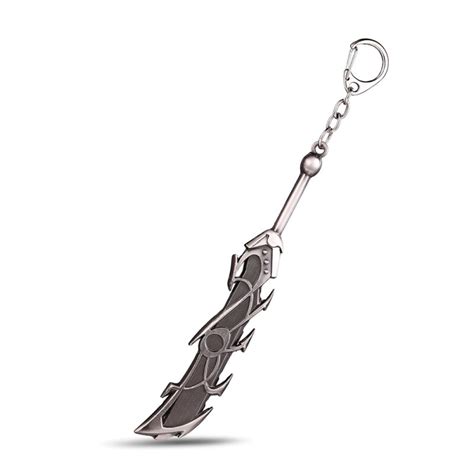 new design game wow world of warcraft keychain weapon model keyring cosplay souvenir t broad