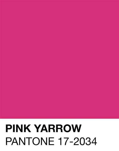 Pink Yarrow Pantone Springsummer Ss 2017 Pink Yarrow Pantone