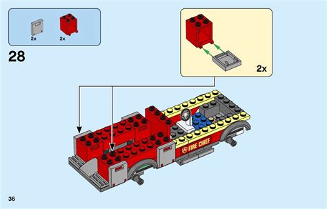 Lego 60231 Fire Chief Response Truck Instructions City