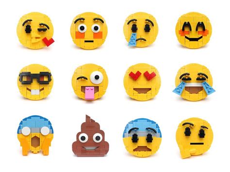 Brick Mojis Lego Emoticons Lego