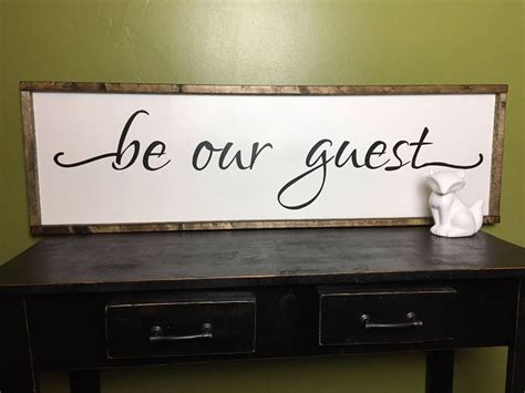 Be Our Guest Sign Etsy Be Our Guest Sign Disney Themed Rooms