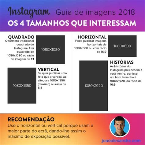 Tamanhos Instagram Para 2018 Marketing Digital