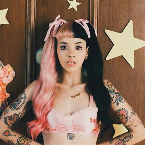 The Voice Singer Melanie Martinez Full Lace 45cm Color Matching Pink