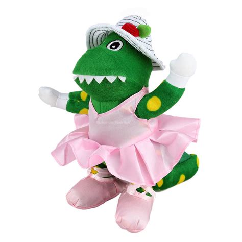 Wiggles Dorothy Dinosaur Ballerina Soft Plush Toy 1025cm Stuffed